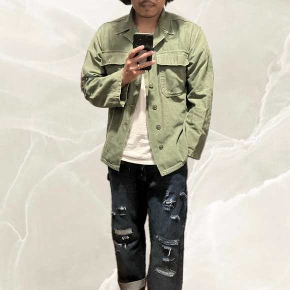 Reworked visible mended Gap’s 90 painter pants - Picture 3 of 3